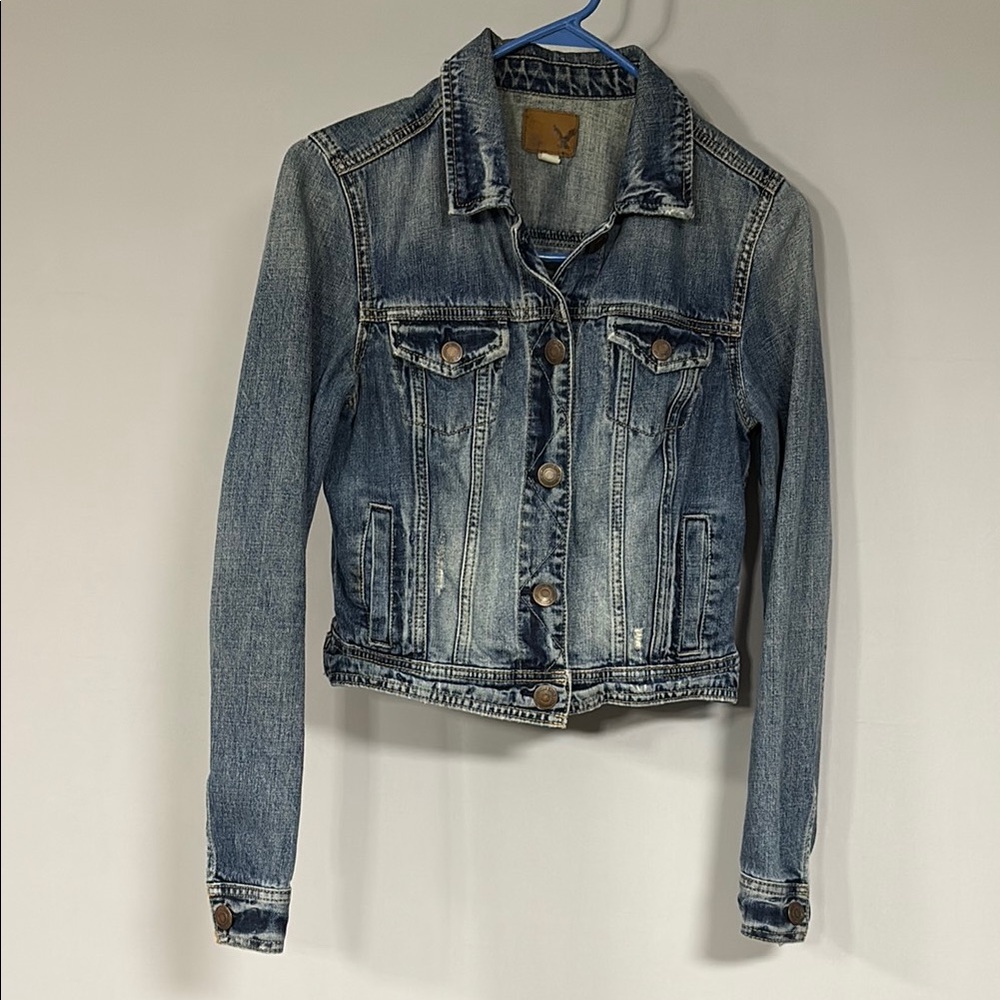American Eagle Outfitters Blue Jean Jacket